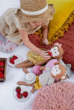 Magee Monkey Doll(Ld1035) 7 Magee Monkey Doll(Ld1035) -Mon Ami Toys Store 20231029074842