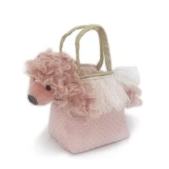 Pink Poodle Plush Toy In Purse Paris(38384)