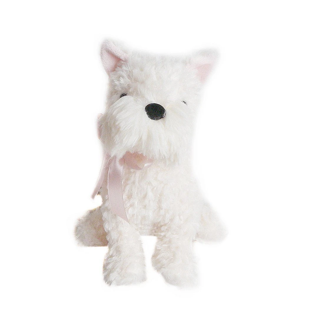 Wes Cream Westie Dog Plush Toy(89720) 3 Wes Cream Westie Dog Plush Toy(89720)