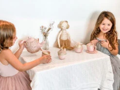 Floral Stuffed Toy Tea Set(55072) -Mon Ami Toys Store 91F8E255 1552 4702 8536 E30D65721208