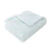 Charmante Luxe Faux Fur Baby Blanket-Blue(Luxe Faux Fur Baby Blanket Blue)