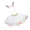 Pom Pom Tutu And Bunny Headband Set(Du1005) -Mon Ami Toys Store DU1005