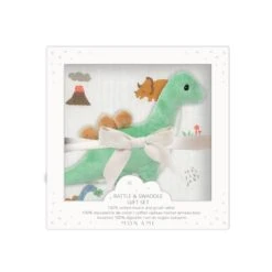 JURASSIQUE SWADDLE AND RATTLE GIFT SET(Jurassique Swaddle And Rattle Gift Set)