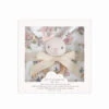 French Floral Bunny-Swaddles & Rattle Gift Set(French Floral Bunny Swaddles Rattle Gift Set) -Mon Ami Toys Store GS1022