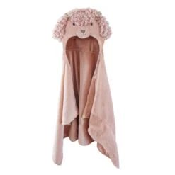 Paris Poodle Hooded Blanket(Paris Poodle Hooded Blanket)