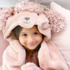 Paris Poodle Hooded Blanket(Paris Poodle Hooded Blanket) -Mon Ami Toys Store IMG 0456 jpg