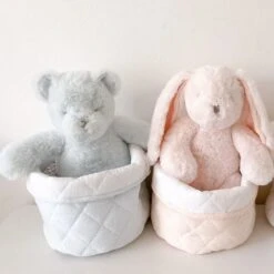 Aston Luxe Bear - Pale Blue Plush Toy(Aston Luxe Bear Pale Blue) -Mon Ami Toys Store IMG 1286 jpg