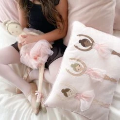 Ballet Lumbar Pillow(Ballerina Girls Lumbar Pillow) 7 Ballet Lumbar Pillow(Ballerina Girls Lumbar Pillow) -Mon Ami Toys Store IMG 5439