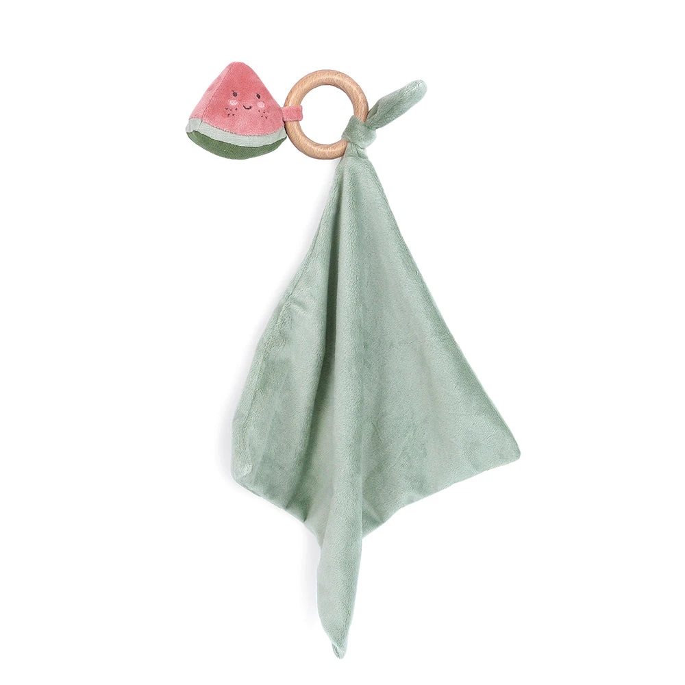 Water Melonie Wood Teether Security Blankie(Water Melonie Wood Teether Security Blankie) 3 Water Melonie Wood Teether Security Blankie(Water Melonie Wood Teether Security Blankie)