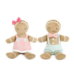 Gingerbread Boy&Girl Couple(Cupcakes Holiday Plush Toy Set Copy)