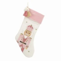 Tassled Nutcracker Stocking - Pink(Sk1046)