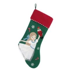 Nutcracker Clara Stocking(Nutcracker Clara Stocking Green)
