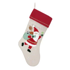 Sporty Santa Stocking(Sporty Santa Stocking Linen)