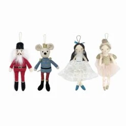 Set Of 4 Nutcracker Suite Ornaments(Set Of 4 Nutcracker Suite Ornaments)
