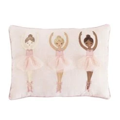 Ballet Lumbar Pillow(Ballerina Girls Lumbar Pillow)