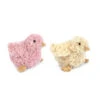 Pink / Yellow Wee Chicks Set 2 Pc Sustainably Made From Recycled Materials(Wee Chicks 2 Pcs Assorted) -Mon Ami Toys Store ST1544