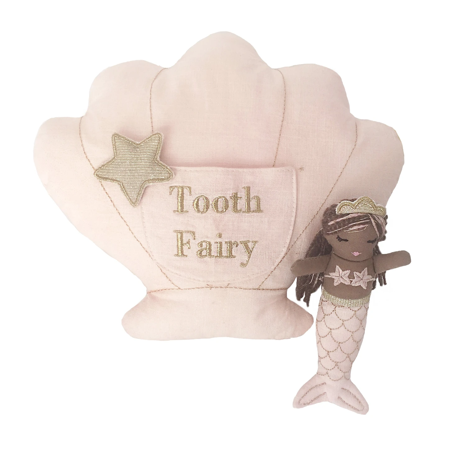 Macie Mermaid Tooth Fairy Pillow And Doll Set(Macie Mermaid Tooth Fairy Pillow Doll Set) 3 Macie Mermaid Tooth Fairy Pillow And Doll Set(Macie Mermaid Tooth Fairy Pillow Doll Set)