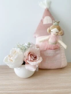 Princess Castle Tooth Fairy Pillow Set(Princess Castle Tooth Fairy Pillow Set) -Mon Ami Toys Store TF1007 LS1